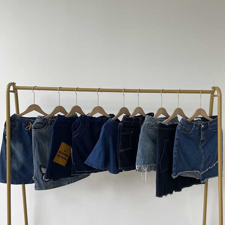 Úsáidte Sciorta Gearr Denim na mBan